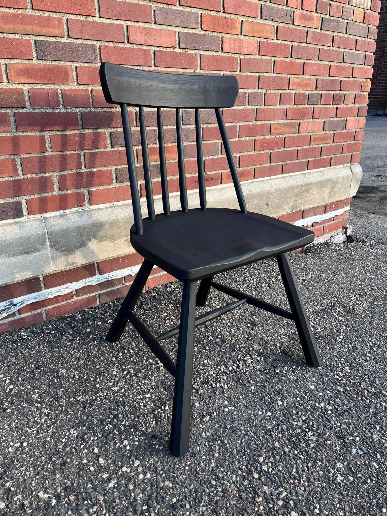 Black side chair